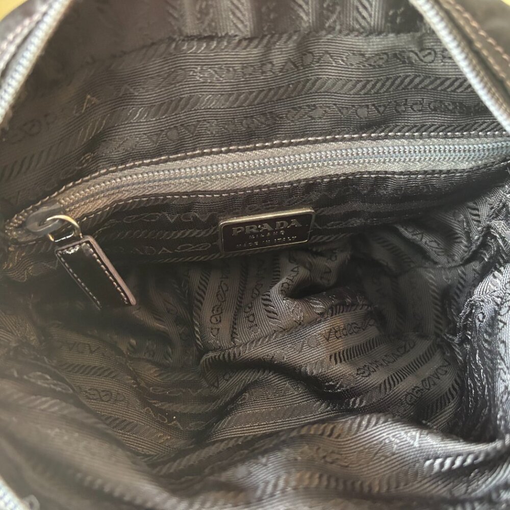 Prada Nylon Crossbody or Belt Bag – Black Tessuto w/ Triangle Logo - Picture 2 of 9